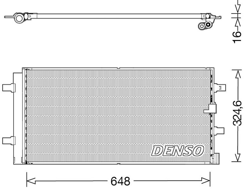Denso Aircon Condenser DCN02044